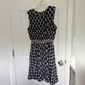 Star print dress